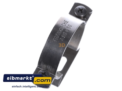 View top left Frnkische ASG-E 50 Clamp for cable tubes 50mm
