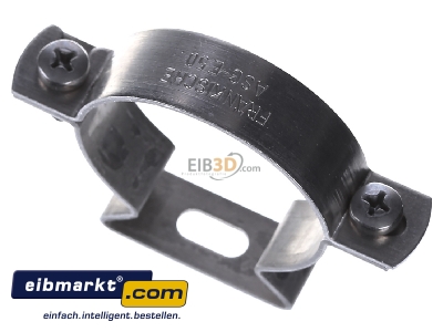 Top rear view Frnkische ASG-E 50 Clamp for cable tubes 50mm
