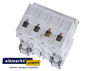 Top rear view Hager MBN616 Miniature circuit breaker 4-p B16A
