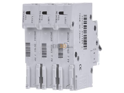 Back view Hager MCN340 Miniature circuit breaker 3-p C40A 
