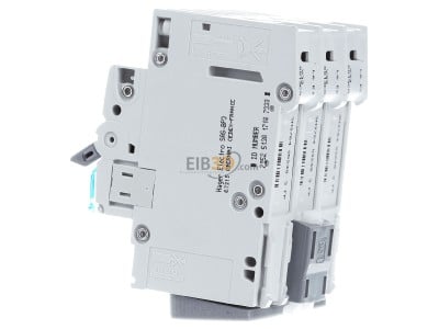 View on the right Hager MCS313 Miniature circuit breaker 3-p C13A 
