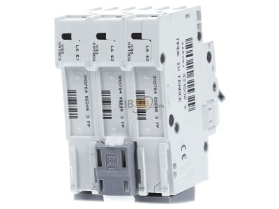 Back view Hager MCS313 Miniature circuit breaker 3-p C13A 
