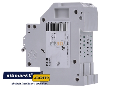 View on the right Eaton (Installation) PLI-B16/1N Miniature circuit breaker 1-p B16A

