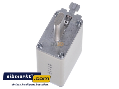 Top rear view Mersen 1B045. Low Voltage HRC fuse NH0 35A
