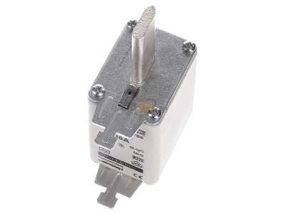 View up front Mersen NH2GG50V80 Low Voltage HRC fuse NH2 80A 
