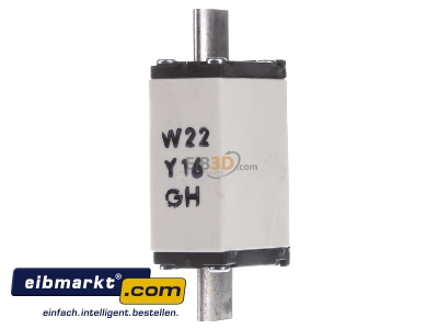 Back view Mersen K200638 Low Voltage HRC fuse NH0 25A
