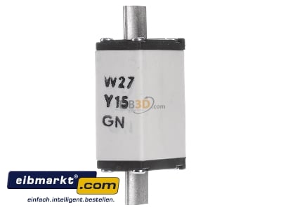 Back view Mersen NH000GG50V63-1 Low Voltage HRC fuse NH0 63A - 

