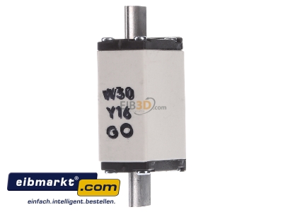 Back view Mersen N215016 Low Voltage HRC fuse NH0 80A
