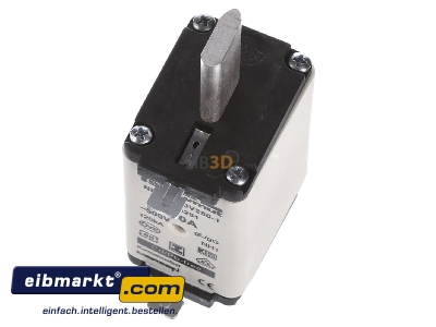 View up front Mersen NH1GG50V250-1 Low Voltage HRC fuse NH1 250A
