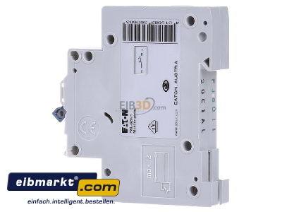 View on the right Eaton (Installation) PXL-C20/1 Miniature circuit breaker 1-p C20A - 
