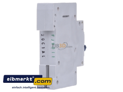 Back view Eaton (Installation) PXL-C20/1 Miniature circuit breaker 1-p C20A - 
