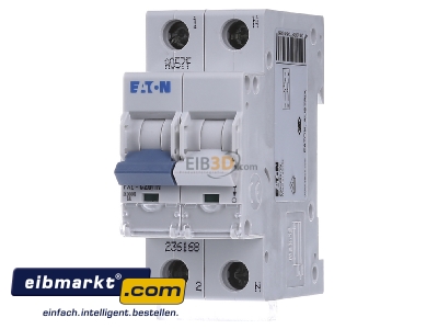 Front view Eaton (Installation) PXL-C20/1N Miniature circuit breaker 1-p C20A

