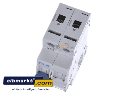 View up front Eaton (Installation) PXL-C20/1N Miniature circuit breaker 1-p C20A

