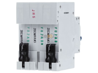 Back view Eaton PXL-C20/3 Miniature circuit breaker 3-p C20A 
