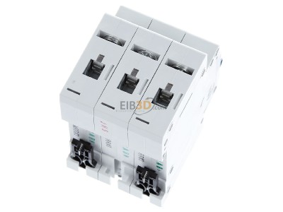 Top rear view Eaton PXL-C20/3 Miniature circuit breaker 3-p C20A 
