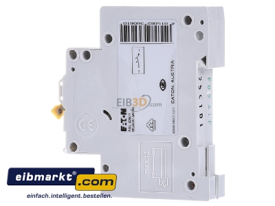 View on the right Eaton (Installation) PXL-C25/1 Miniature circuit breaker 1-p C25A
