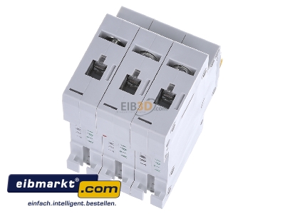 Top rear view Eaton (Installation) PXL-C25/3 Miniature circuit breaker 3-p C25A - 

