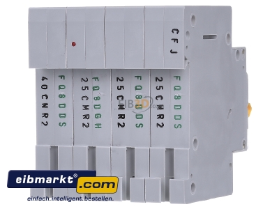 Back view Eaton (Installation) PXL-C25/3N Miniature circuit breaker 3-p C25A
