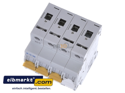 View up front Eaton (Installation) PXL-C25/3N Miniature circuit breaker 3-p C25A
