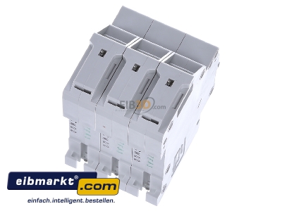 Top rear view Eaton (Installation) PLI-C16/3 Miniature circuit breaker 3-p C16A
