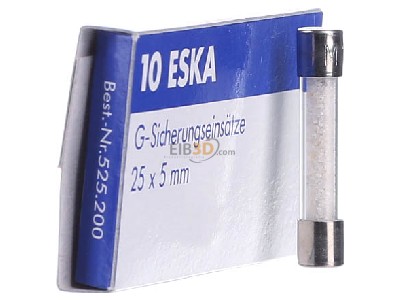 View on the left Eska 528.027 Miniature fuse medium delay 10A 5x25 mm 
