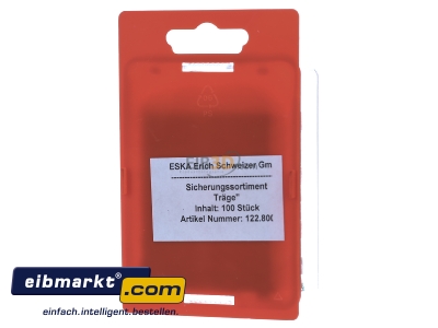 Ansicht hinten Eska 122.800 Sicherungssortiment T 5x20mm, 100St. 