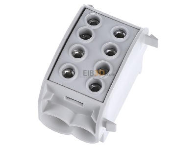 View top right Weidmller WPD 103 2X70/2X50 GY Feed-through terminal block 32,9mm 300A 
