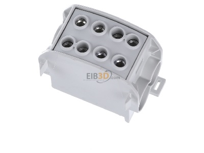 Top rear view Weidmller WPD 103 2X70/2X50 GY Feed-through terminal block 32,9mm 300A 
