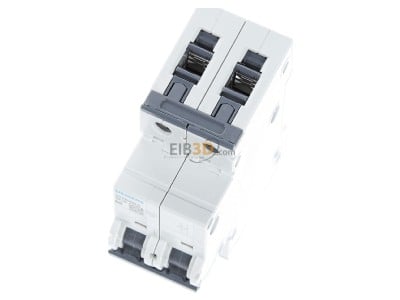 View up front Siemens 5SY6206-6 Miniature circuit breaker 2-p B6A 
