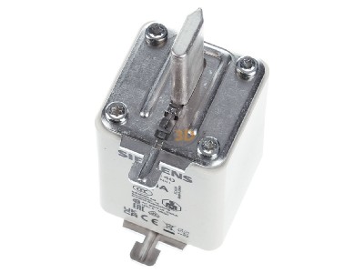 View up front Siemens 3NA3140 Low Voltage HRC fuse NH1 200A 
