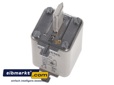 View up front Siemens Indus.Sector 3NA3144 Low Voltage HRC fuse NH1 250A

