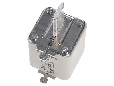 View up front Siemens 3NA3252 Low Voltage HRC fuse NH2 315A 
