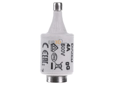 Front view Siemens 5SB221 Diazed fuse link DII 4A 
