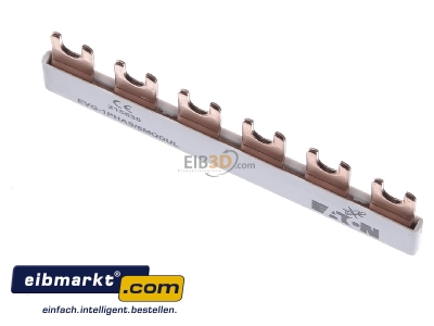 View up front Eaton (Installation) EVG-1PHAS/6MODUL Phase busbar 1-p 10mm² 106,8mm
