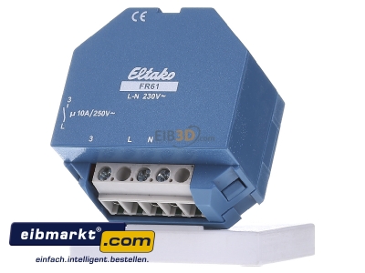 Frontansicht Eltako FR61-230V Feldfreischalter 1S,10A,selbstlernend 