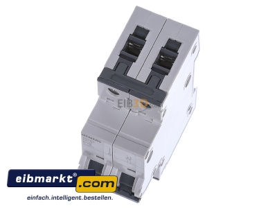View up front Siemens Indus.Sector 5SY6216-7 Miniature circuit breaker 2-p C16A
