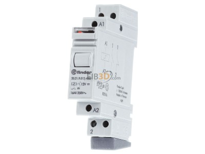 Front view Finder 20.21.9.012.4000 Latching relay 12V DC 
