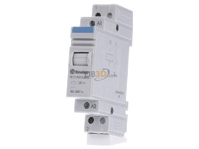Front view Finder 22.21.9.012.4000 Installation relay 12VDC 
