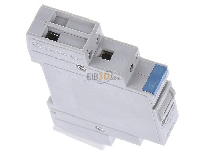 View top left Finder 22.21.9.012.4000 Installation relay 12VDC 
