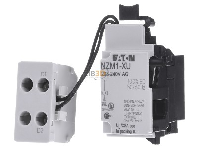 Front view Eaton NZM1-XU208-240AC Under voltage coil 208...240VAC 
