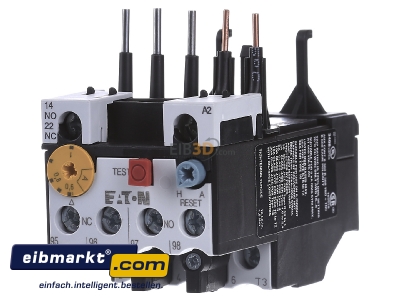 Front view Eaton (Moeller) ZB12-1 Thermal overload relay 0,6...1A
