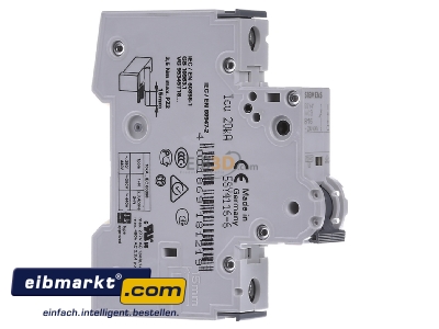 View on the left Siemens Indus.Sector 5SY4116-6 Miniature circuit breaker 1-p B16A
