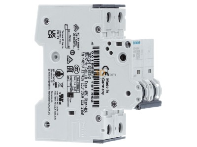 View on the left Siemens 5SY4206-6 Miniature circuit breaker 2-p B6A 
