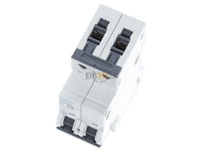 View up front Siemens 5SY4206-6 Miniature circuit breaker 2-p B6A 
