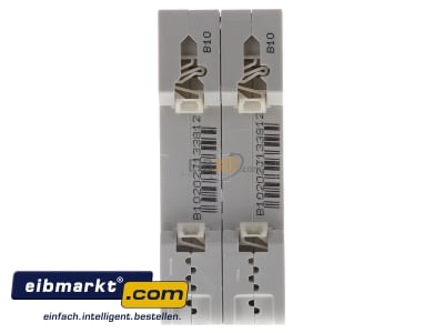 Back view Miniature circuit breaker 2-p B10A 5SY4210-6 Siemens Indus.Sector 5SY4210-6
