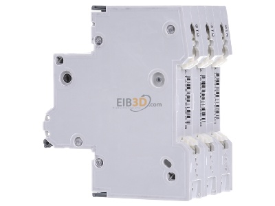 View on the right Siemens 5SY4310-6 Miniature circuit breaker 3-p B10A 
