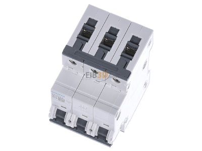 View up front Siemens 5SY4310-6 Miniature circuit breaker 3-p B10A 

