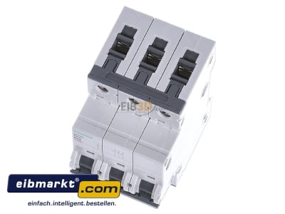 View up front Siemens Indus.Sector 5SY4325-6 Miniature circuit breaker 3-p B25A 
