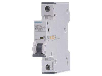 Front view Siemens 5SY4116-7 Miniature circuit breaker 1-p C16A 
