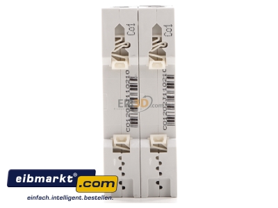 Back view Miniature circuit breaker 2-p C1A 5SY4201-7 Siemens Indus.Sector 5SY4201-7
